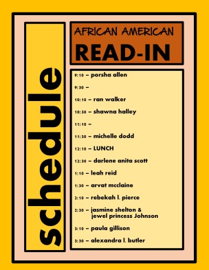 African American Read In - 2018 Schedule